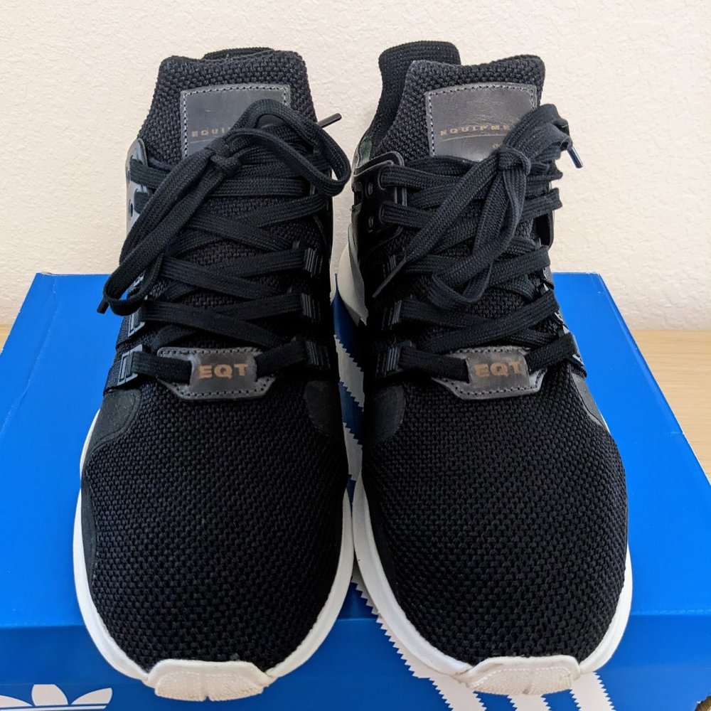 Adidas EQT Support ADV Core Black Running Sneakers BB1295 Men's Size 11